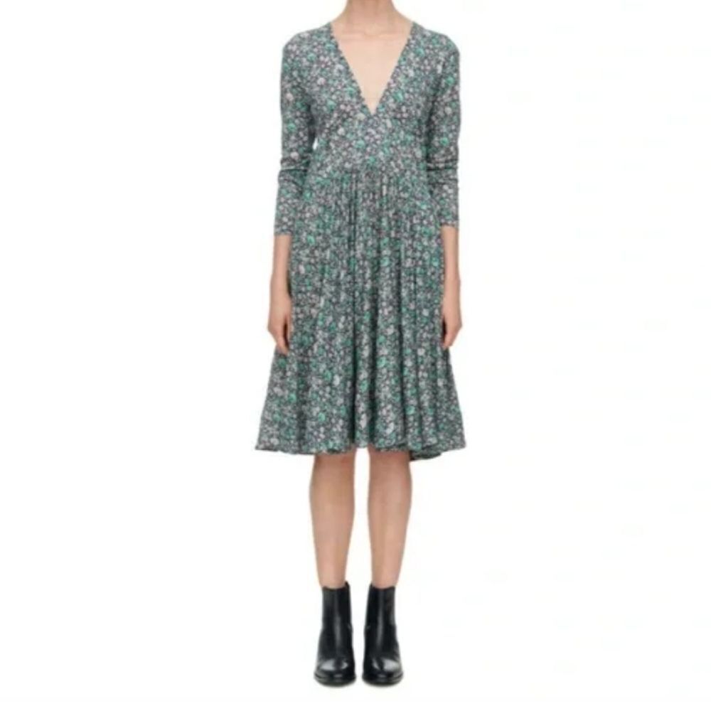 Rebecca Taylor Lavish Knit Floral Dress Cottagecore,  Coastal Cowgirl